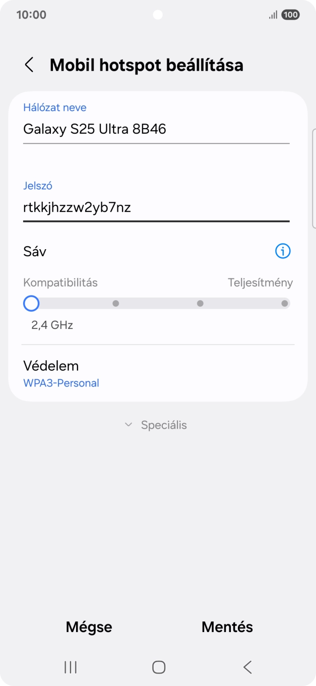 Válaszd a Mentés lehetőséget. Válaszd a Mentés lehetőséget.