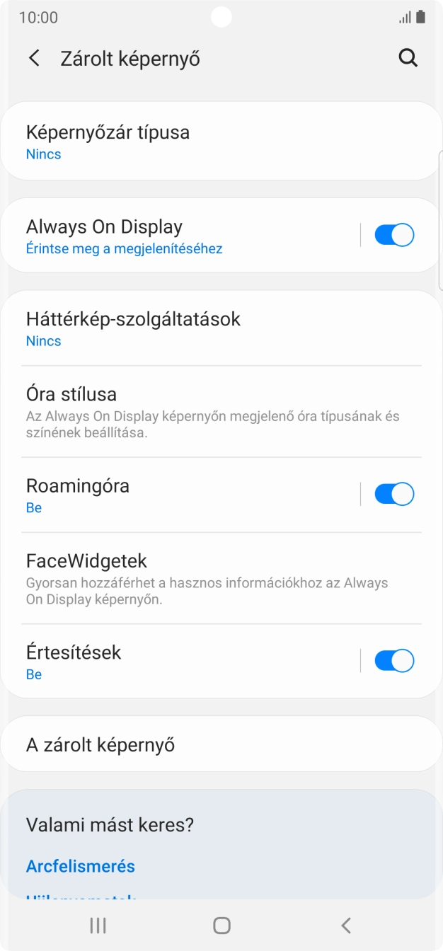 A befejezéshez, és ahhoz, hogy visszatérhess a főképernyőhöz, nyomd meg a főgombot.