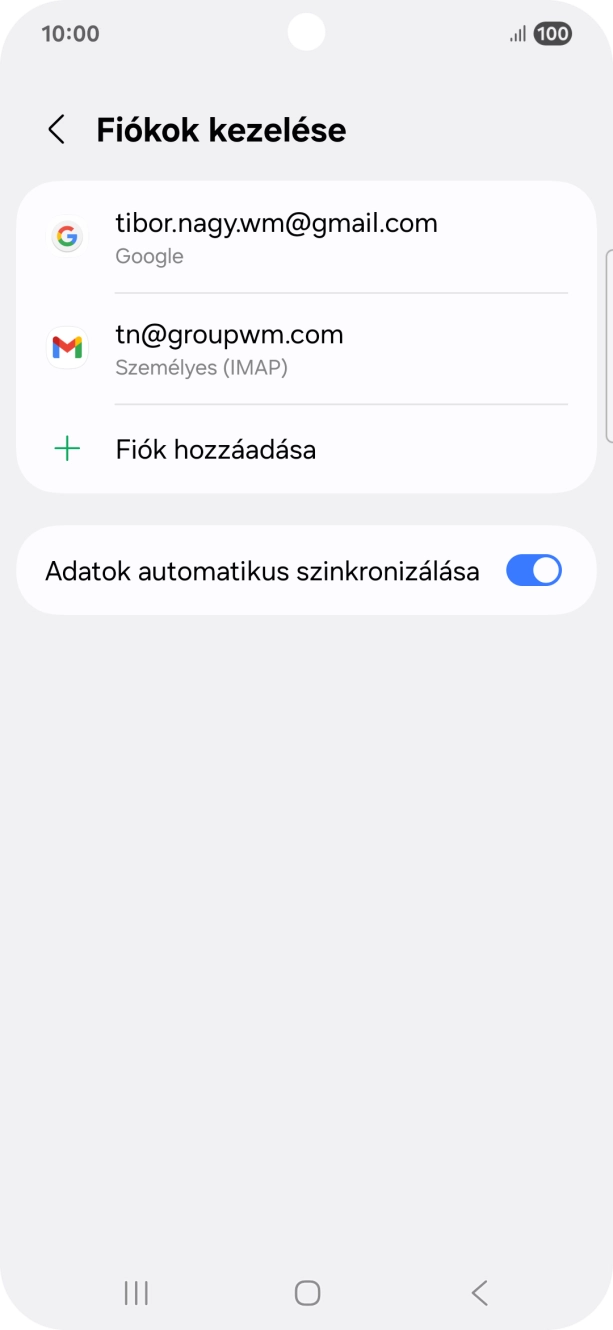 A befejezéshez, és ahhoz, hogy visszatérhess a főképernyőhöz, nyomd meg a főgombot.