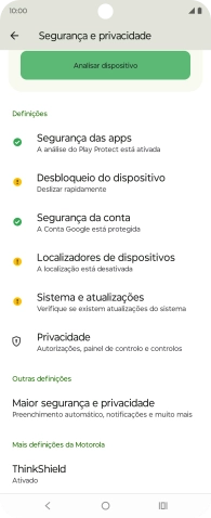 Prima Maior segurança e privacidade.