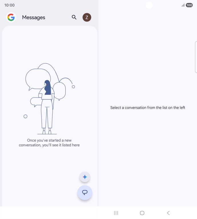 Press the Home key to return to the home screen.