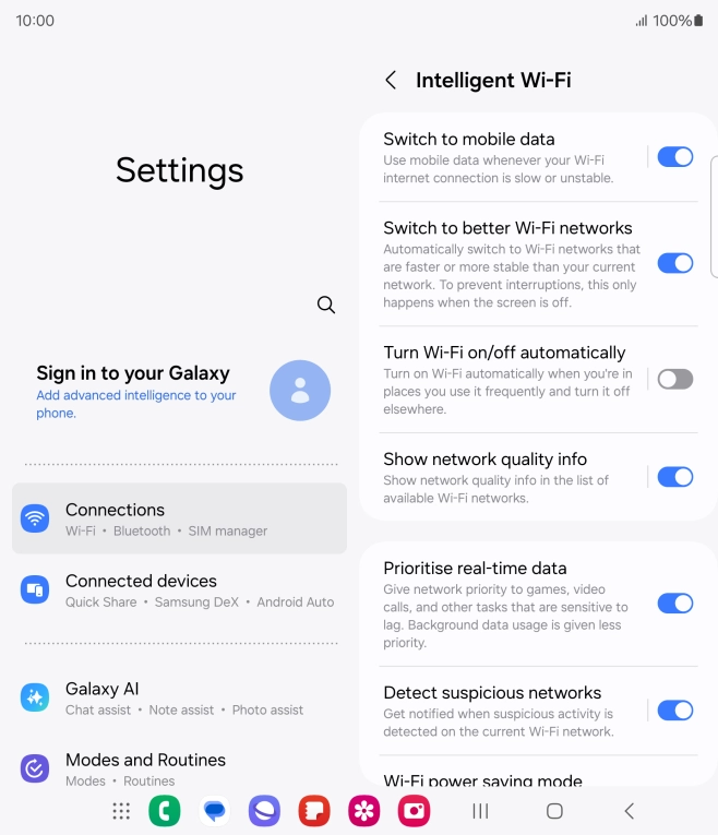 Press the indicator next to Press the indicator next to