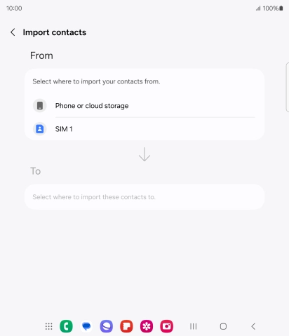 Press the name of your SIM. Press the name of your SIM.