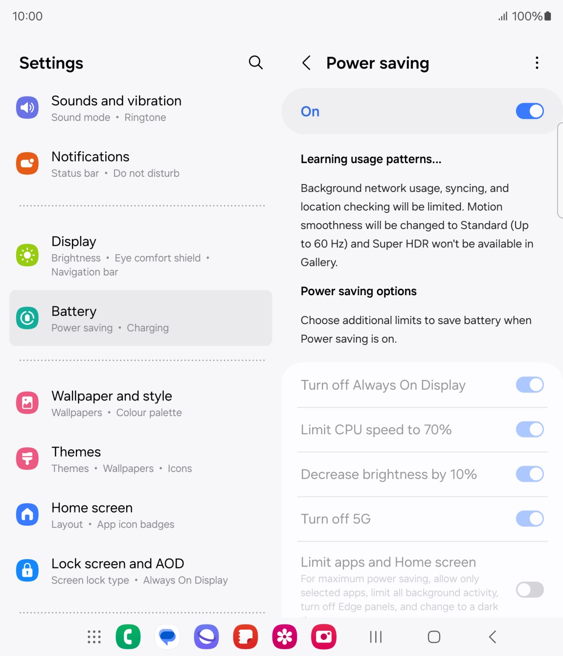 Press the Home key to return to the home screen.