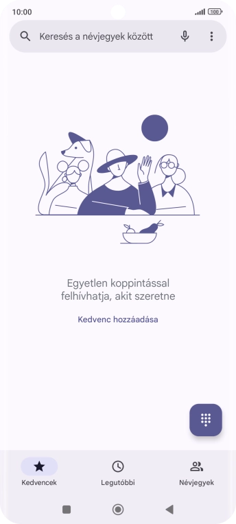 Kattints a menü ikonra.