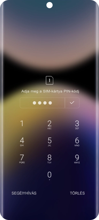 Amennyiben a telefon kéri, írd be a PIN-kódodat, és kattints a jóváhagyás ikonra.