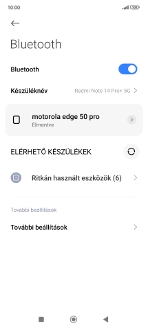 A befejezéshez, és ahhoz, hogy visszatérhess a főképernyőhöz, nyomd meg a főgombot.