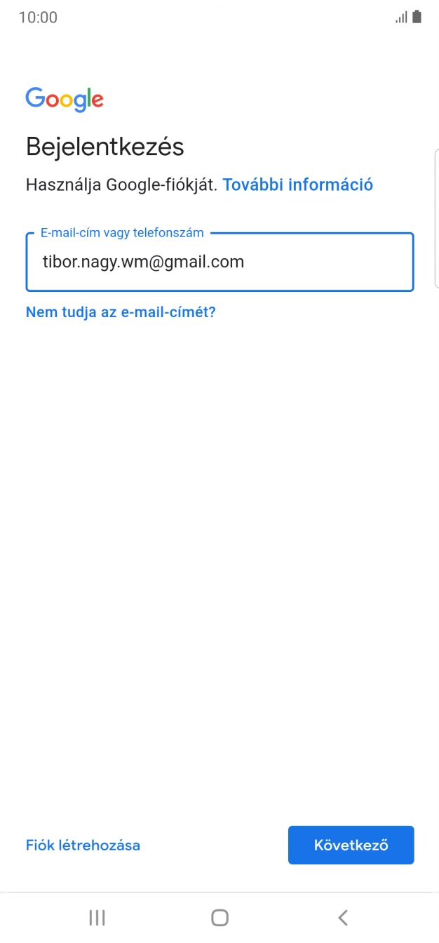 Válaszd a Következő lehetőséget. Válaszd a Következő lehetőséget.