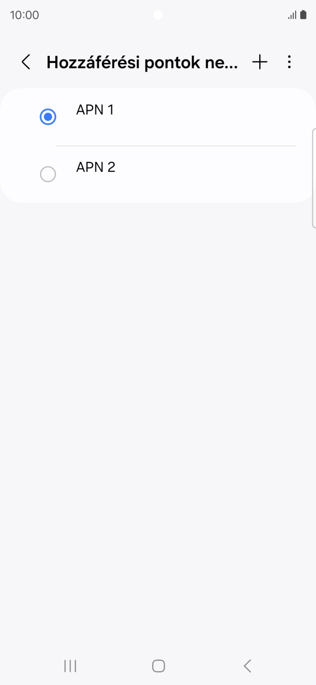 Kattints a kívánt adatkapcsolat melletti mezőre, hogy aktiváld azt.