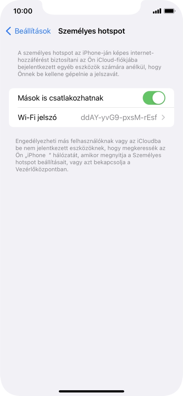 Húzd az ujjad felfelé a kijelző aljáról, hogy visszatérj a kezdőképernyőhöz.