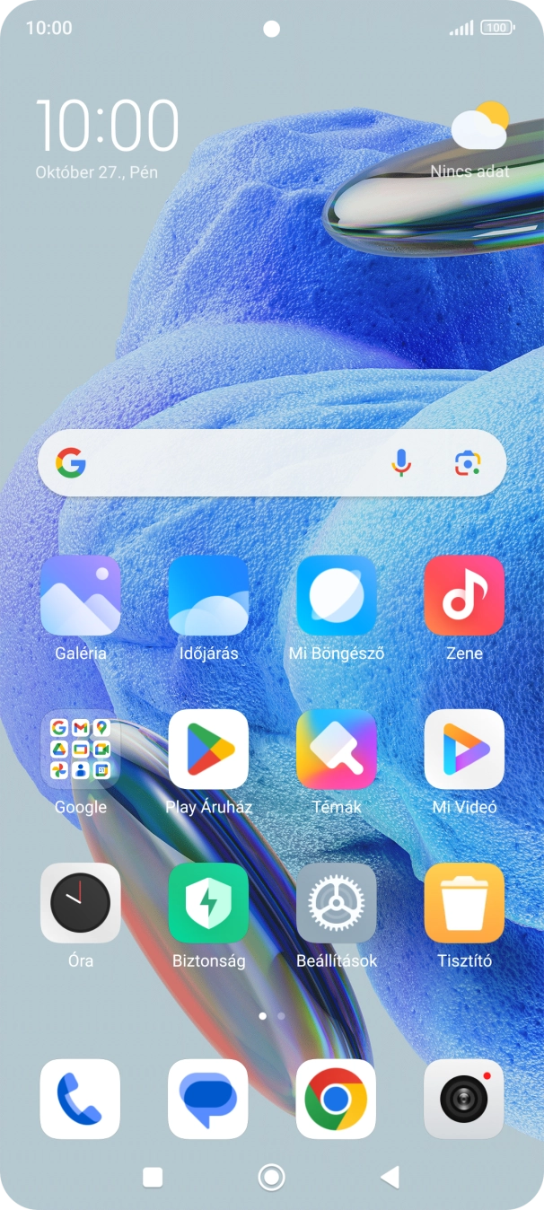 Válaszd a Beállítások lehetőséget. Válaszd a Beállítások lehetőséget.