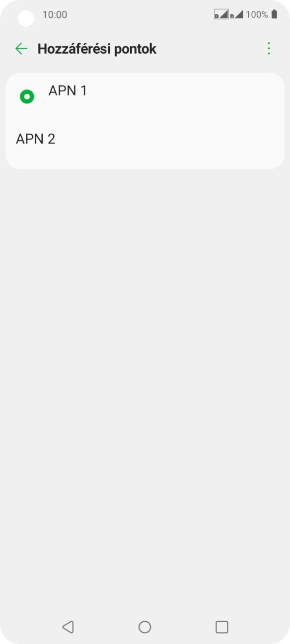 A befejezéshez, és ahhoz, hogy visszatérhess a főképernyőhöz, nyomd meg a főgombot.