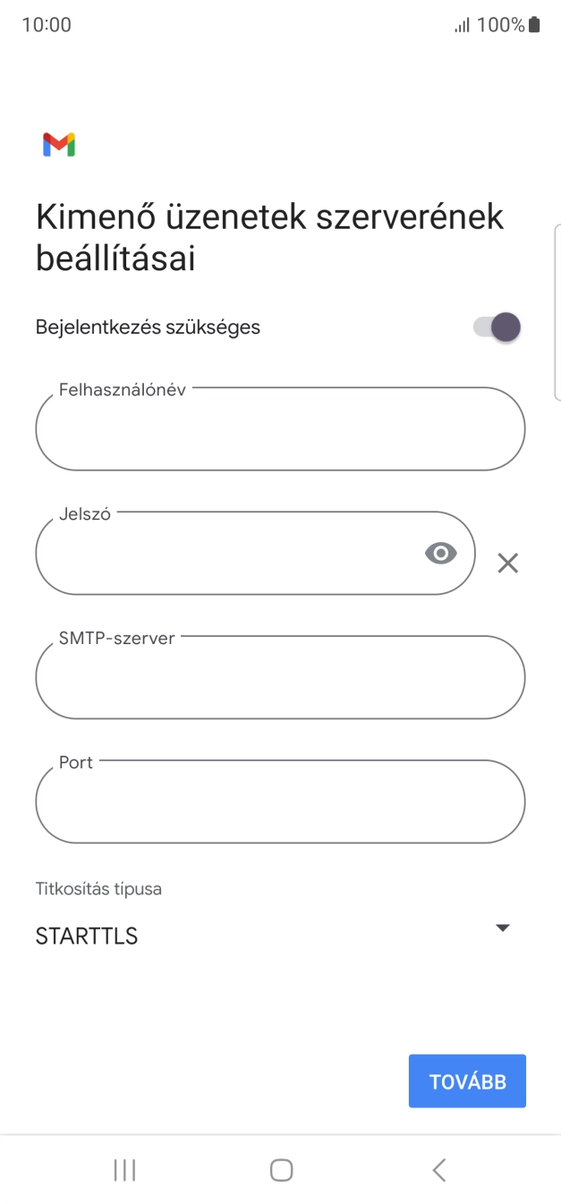 Kattints a „Bejelentkezés szükséges” melletti csúszkára a funkció bekapcsolásához.