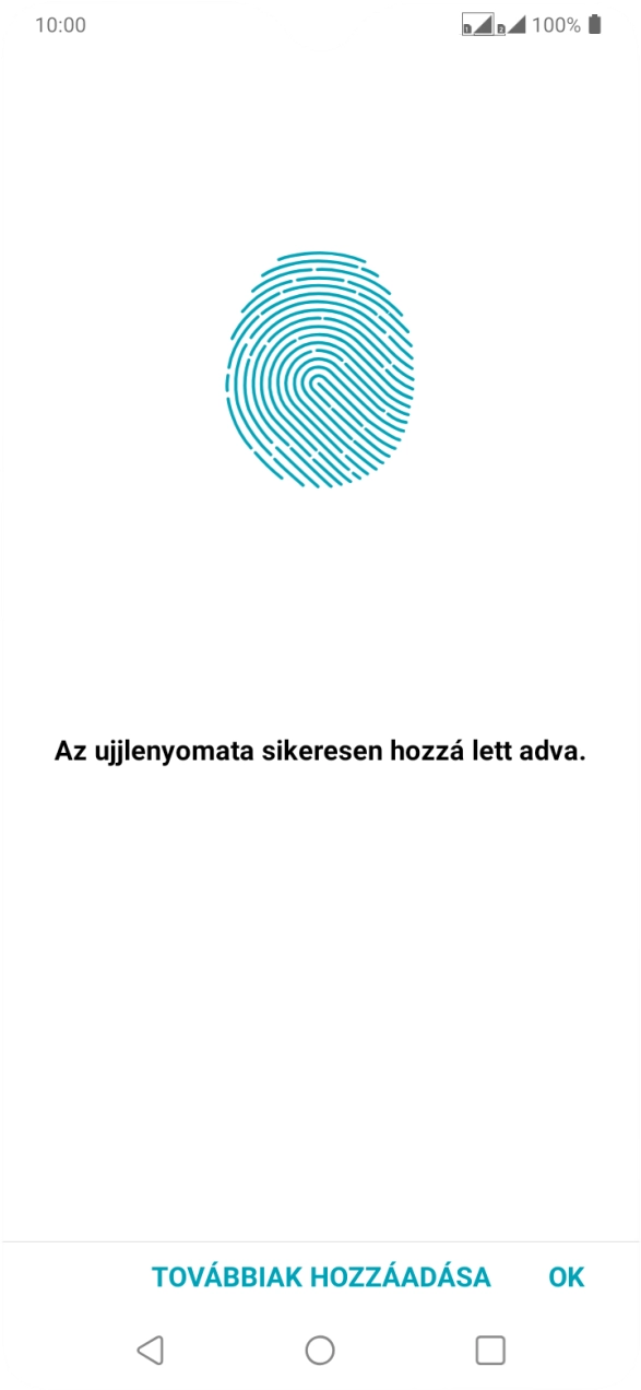 Válaszd az OK lehetőséget. Válaszd az OK lehetőséget.