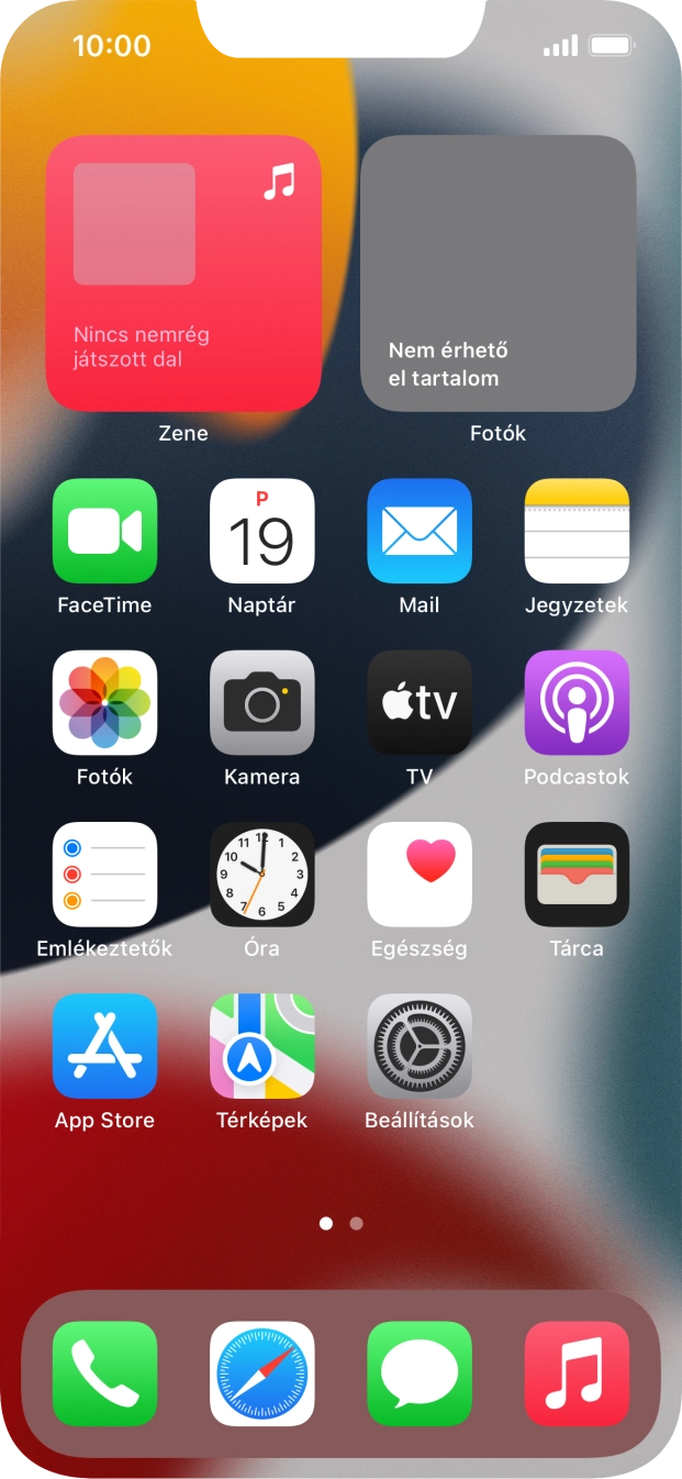 Válaszd a Beállítások lehetőséget. Válaszd a Beállítások lehetőséget.