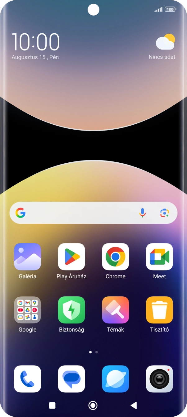 Válaszd a Play Áruház lehetőséget.