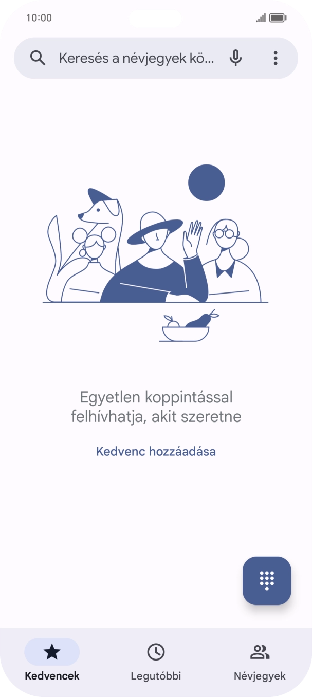 Kattints a menü ikonra.