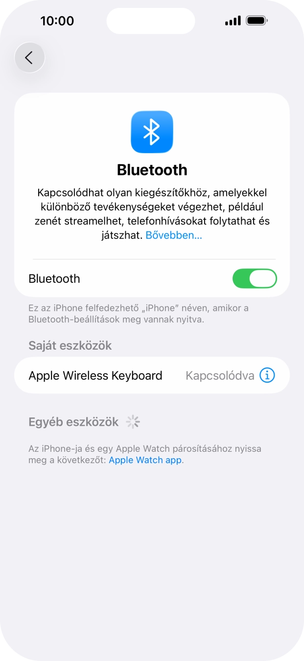 Húzd az ujjad felfelé a kijelző aljáról, hogy visszatérj a kezdőképernyőhöz. Húzd az ujjad felfelé a kijelző aljáról, hogy visszatérj a kezdőképernyőhöz.