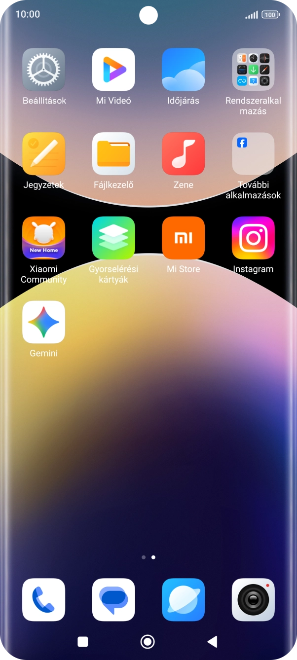 Válaszd a Beállítások lehetőséget.