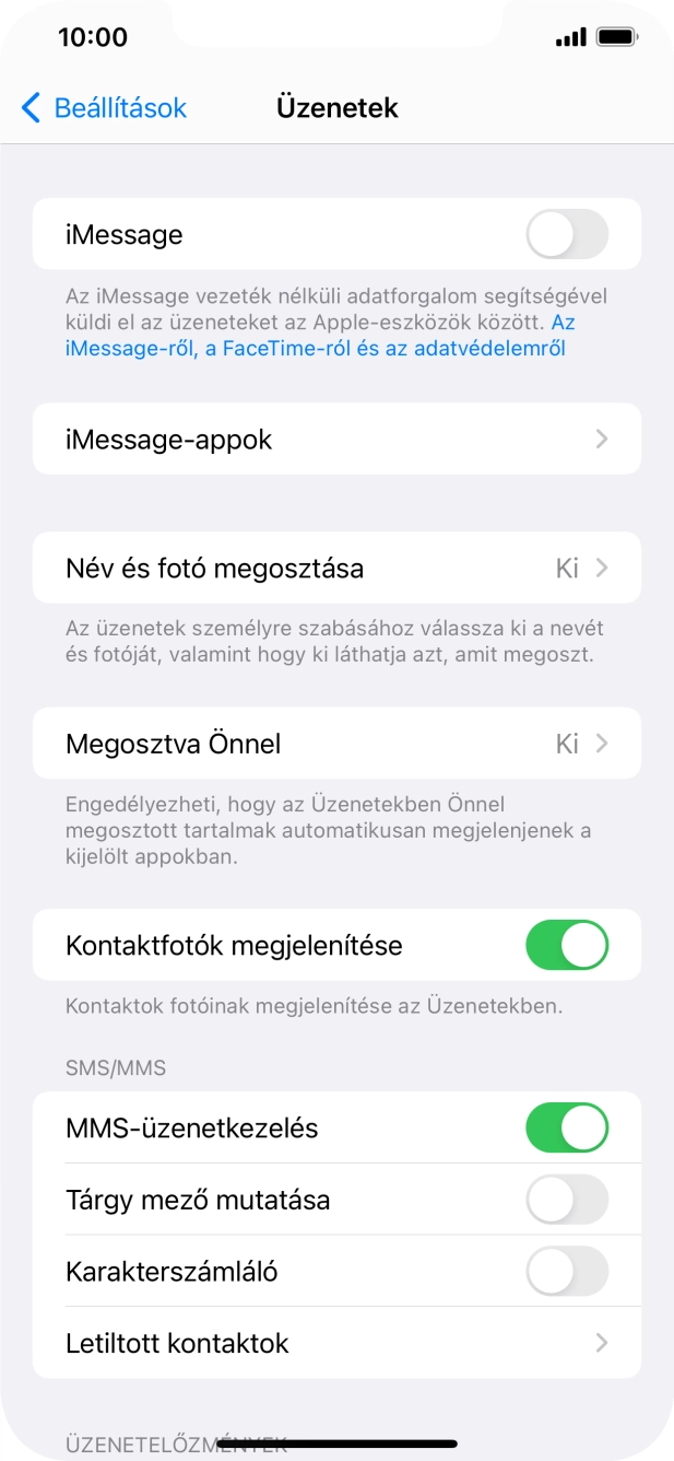Húzd az ujjad felfelé a kijelző aljáról, hogy visszatérj a kezdőképernyőhöz.