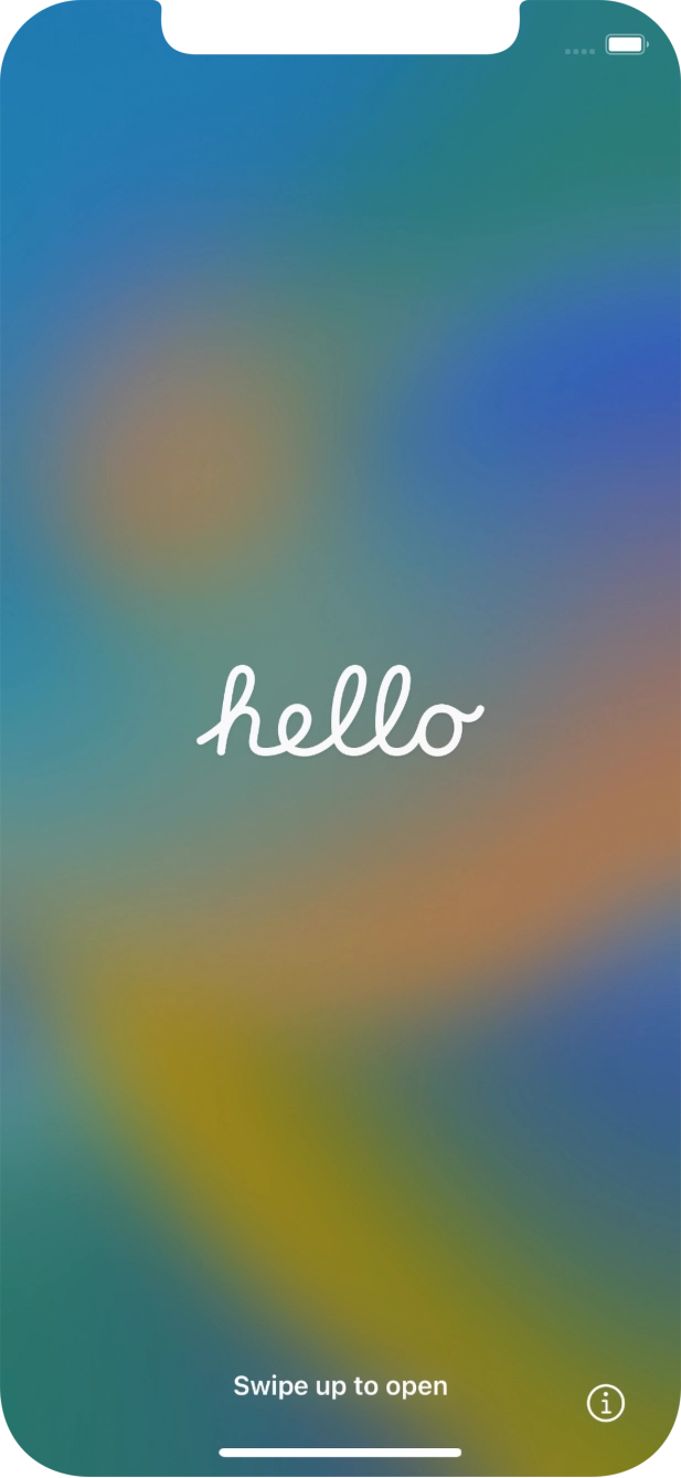 Húzd az ujjad felfelé a kijelző aljáról. Húzd az ujjad felfelé a kijelző aljáról.