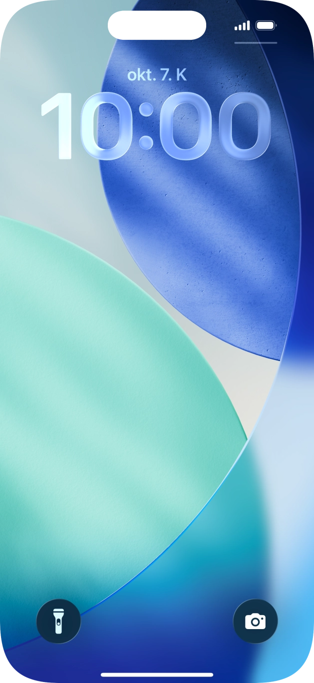 Húzd az ujjad felfelé a kijelző aljáról. Húzd az ujjad felfelé a kijelző aljáról.