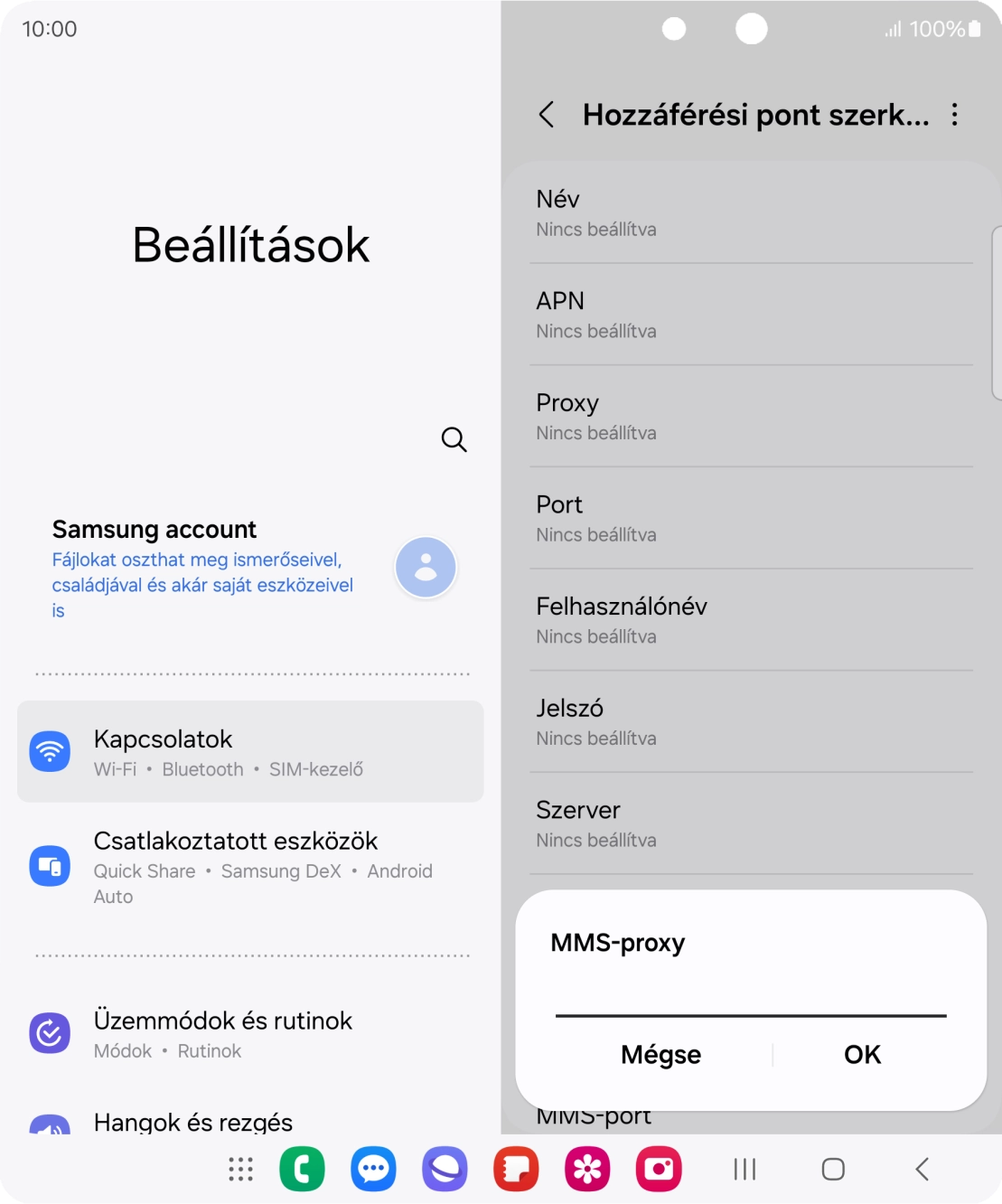Írd be azt, hogy 80.244.097.002, és válaszd az OK lehetőséget.