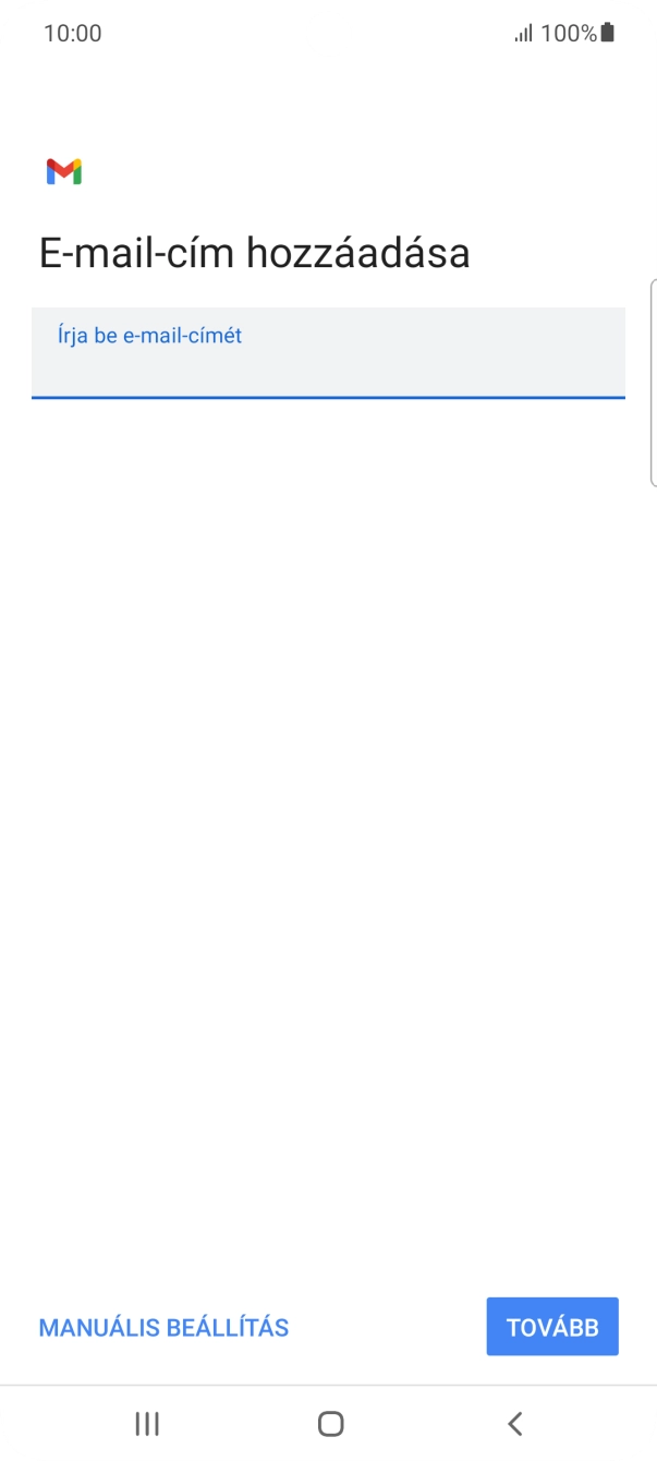 Válaszd a TOVÁBB lehetőséget.