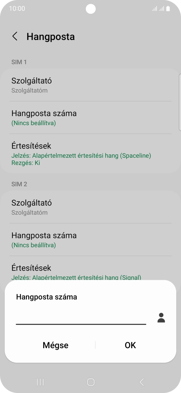 Írd be azt, hogy +36709090999, és válaszd az OK lehetőséget. Írd be azt, hogy +36709090999, és válaszd az OK lehetőséget.