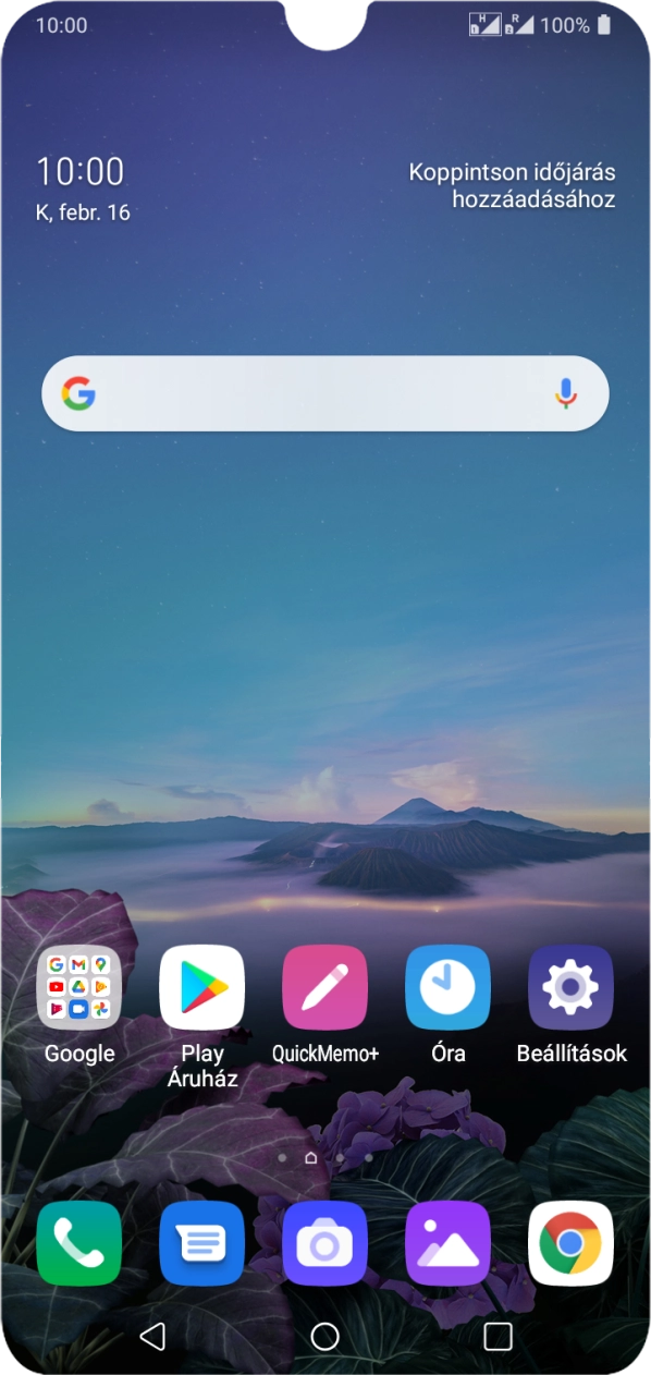 Válaszd a Beállítások lehetőséget. Válaszd a Beállítások lehetőséget.