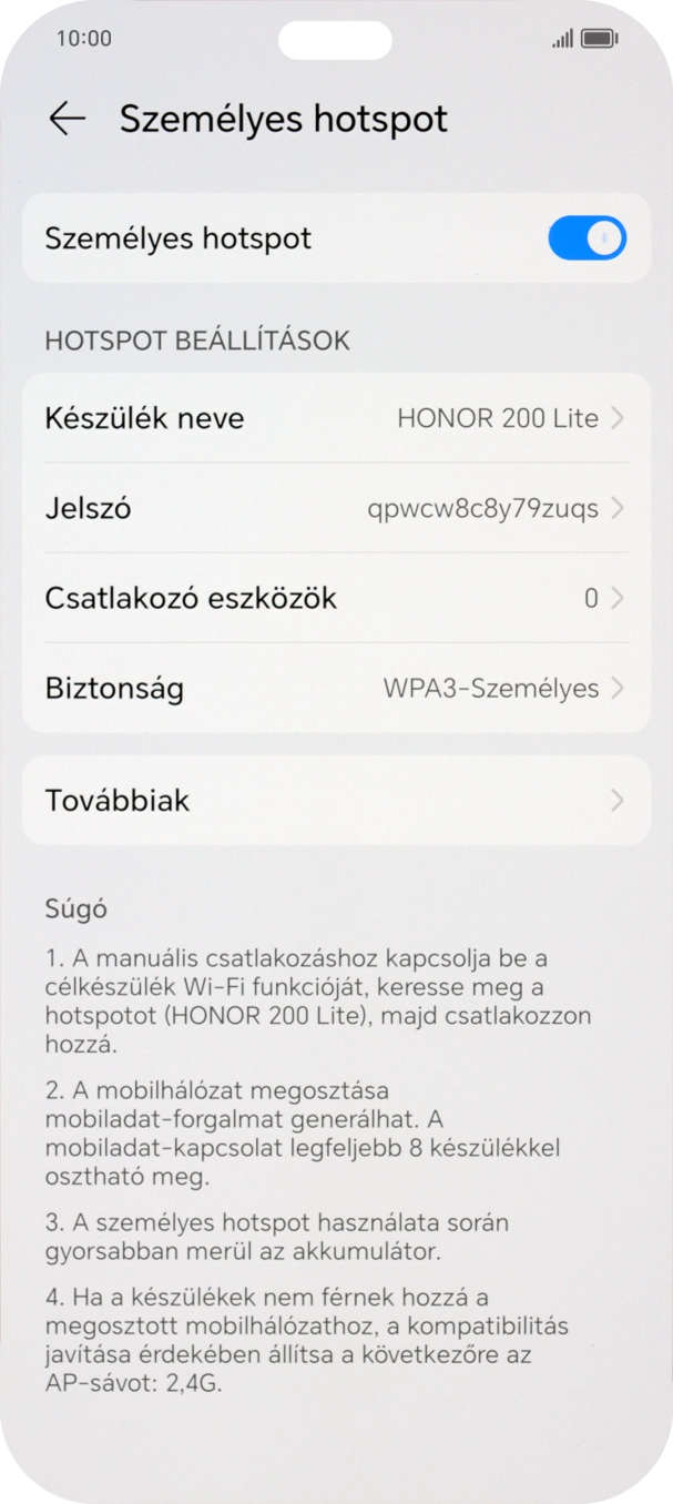 Húzd az ujjad felfelé a kijelző aljáról, hogy visszatérj a kezdőképernyőhöz.