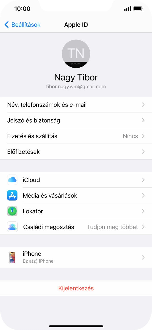 Húzd az ujjad felfelé a kijelző aljáról, hogy visszatérj a kezdőképernyőhöz. Húzd az ujjad felfelé a kijelző aljáról, hogy visszatérj a kezdőképernyőhöz.