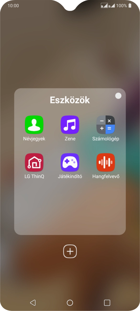 Válaszd a Névjegyek lehetőséget.