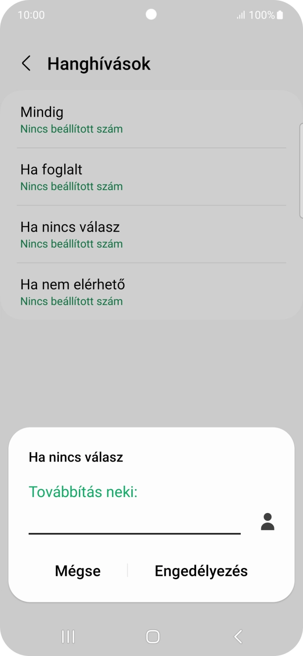 Írd be a +36709090999 számot és válaszd az Engedélyezés lehetőséget.