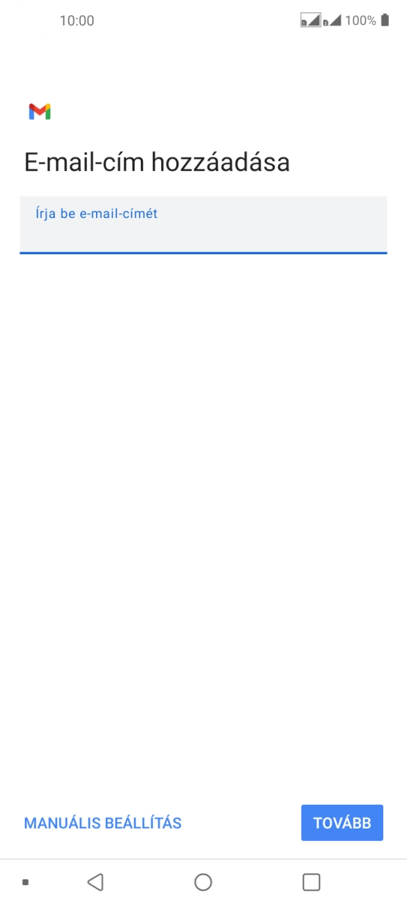 Válaszd a TOVÁBB lehetőséget.