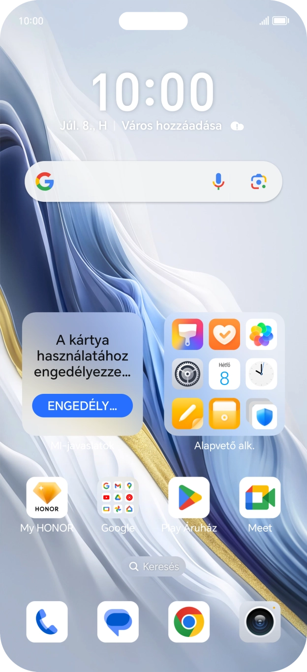 Kattints a beállítások ikonra.