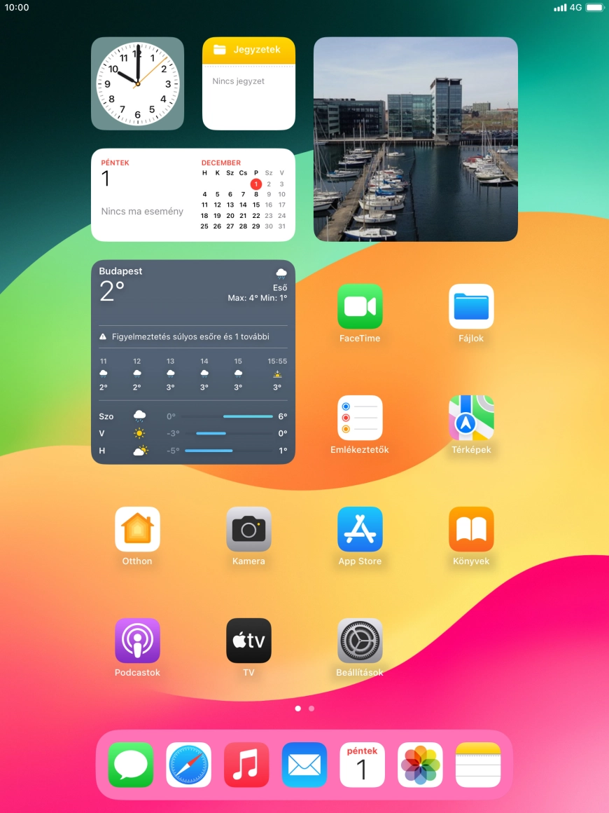 Válaszd a Beállítások lehetőséget.