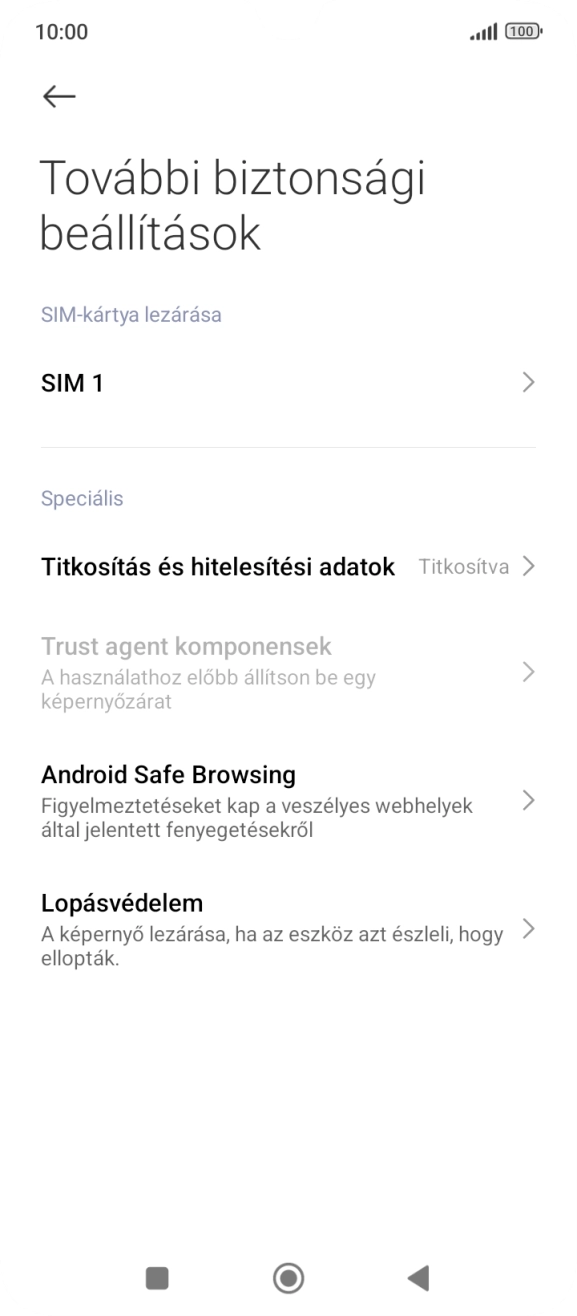 Válaszd a SIM-kártya nevét.