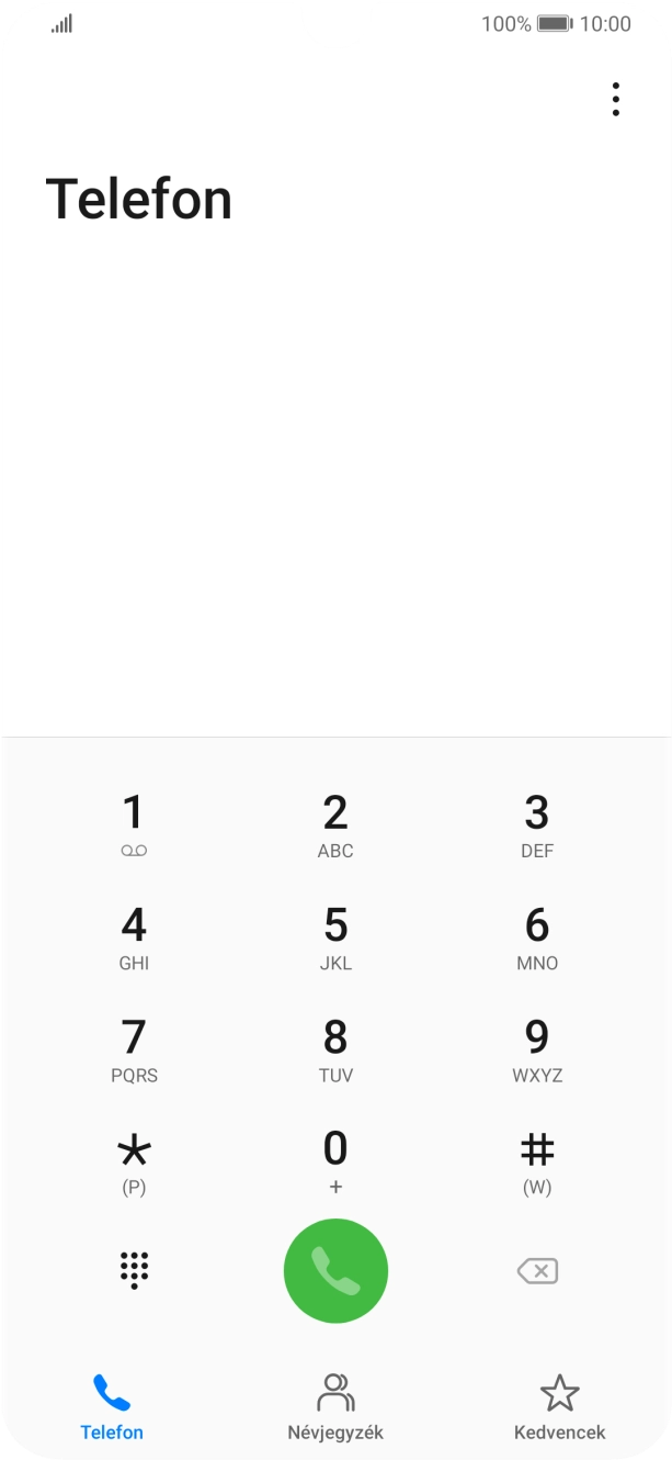 Kattints a menü ikonra.