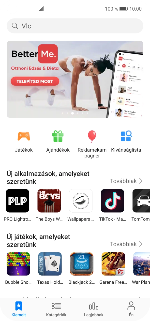 Kattints a keresés mezőre.