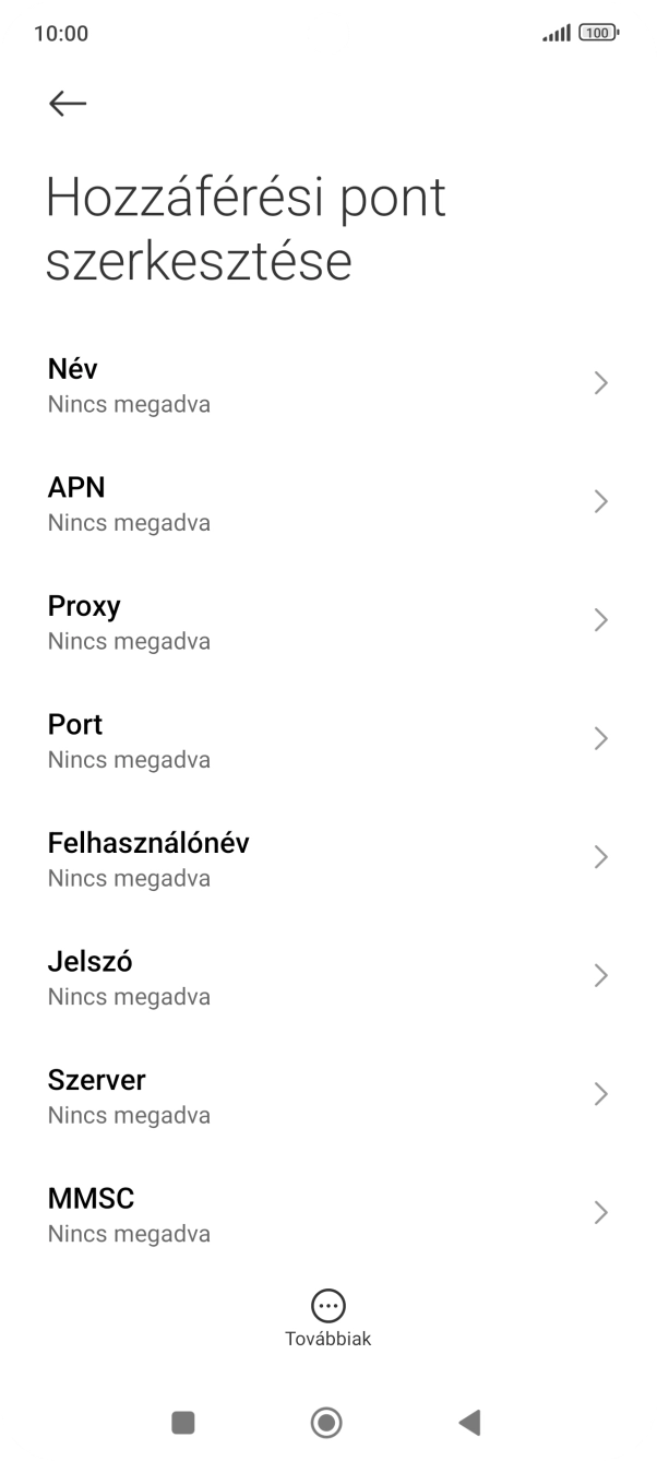 Válaszd a Név lehetőséget.