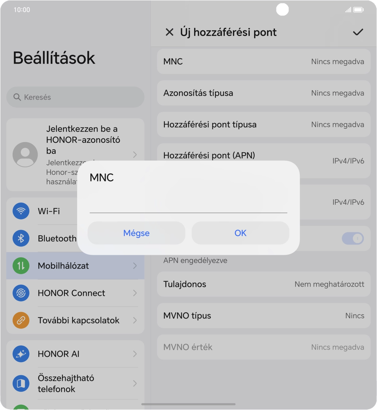 Írd be azt, hogy 70, és válaszd az OK lehetőséget.