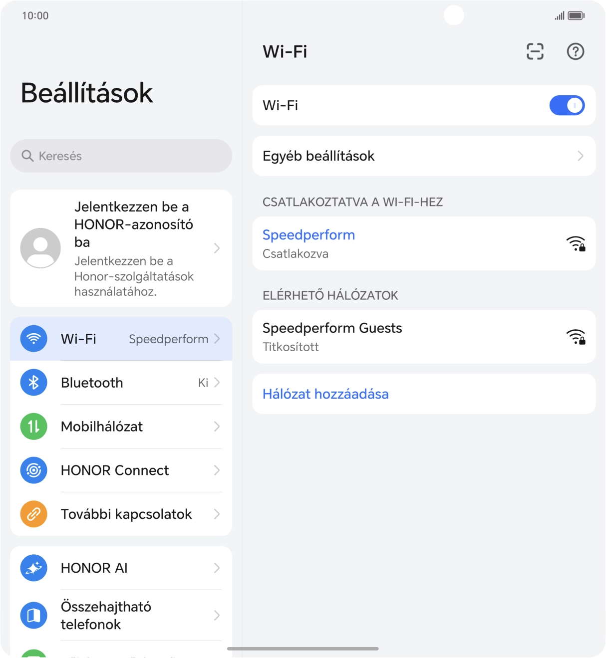 Húzd az ujjad felfelé a kijelző aljáról, hogy visszatérj a kezdőképernyőhöz.