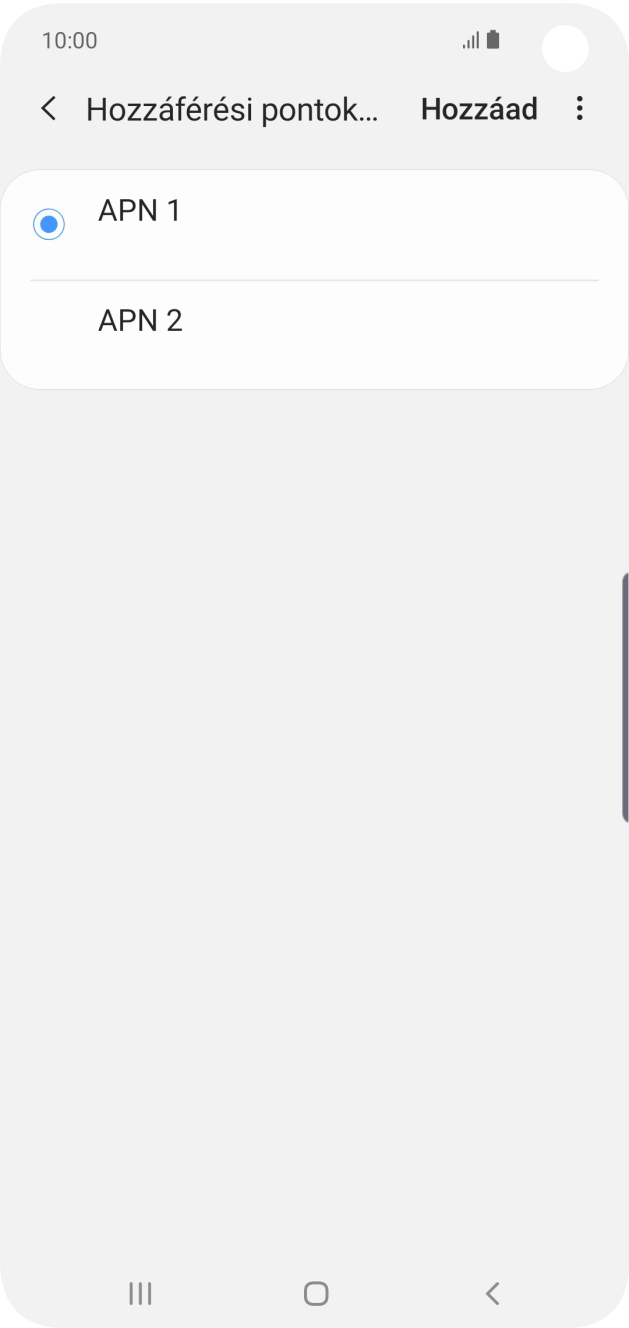 A befejezéshez, és ahhoz, hogy visszatérhess a főképernyőhöz, nyomd meg a főgombot.