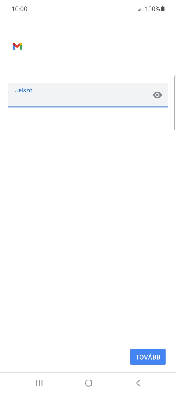 Válaszd a TOVÁBB lehetőséget.