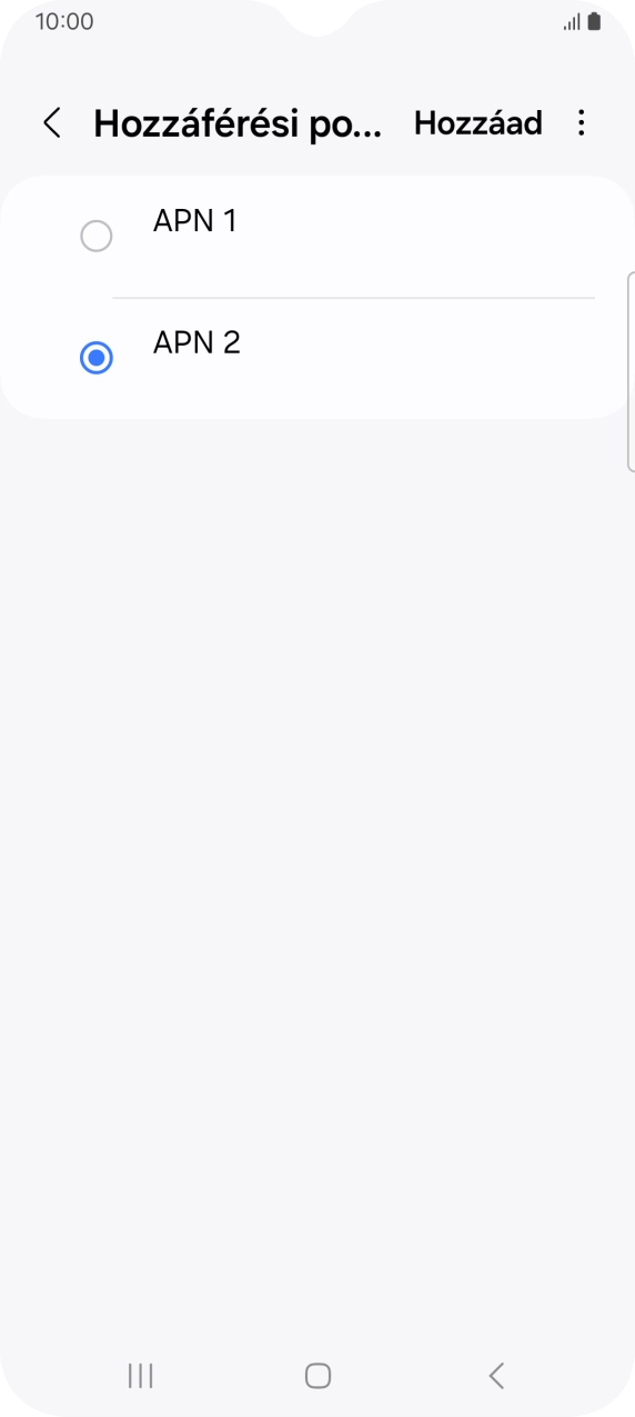 A befejezéshez, és ahhoz, hogy visszatérhess a főképernyőhöz, nyomd meg a főgombot.