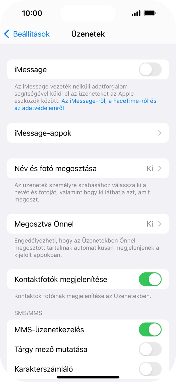 Húzd az ujjad felfelé a kijelző aljáról, hogy visszatérj a kezdőképernyőhöz.