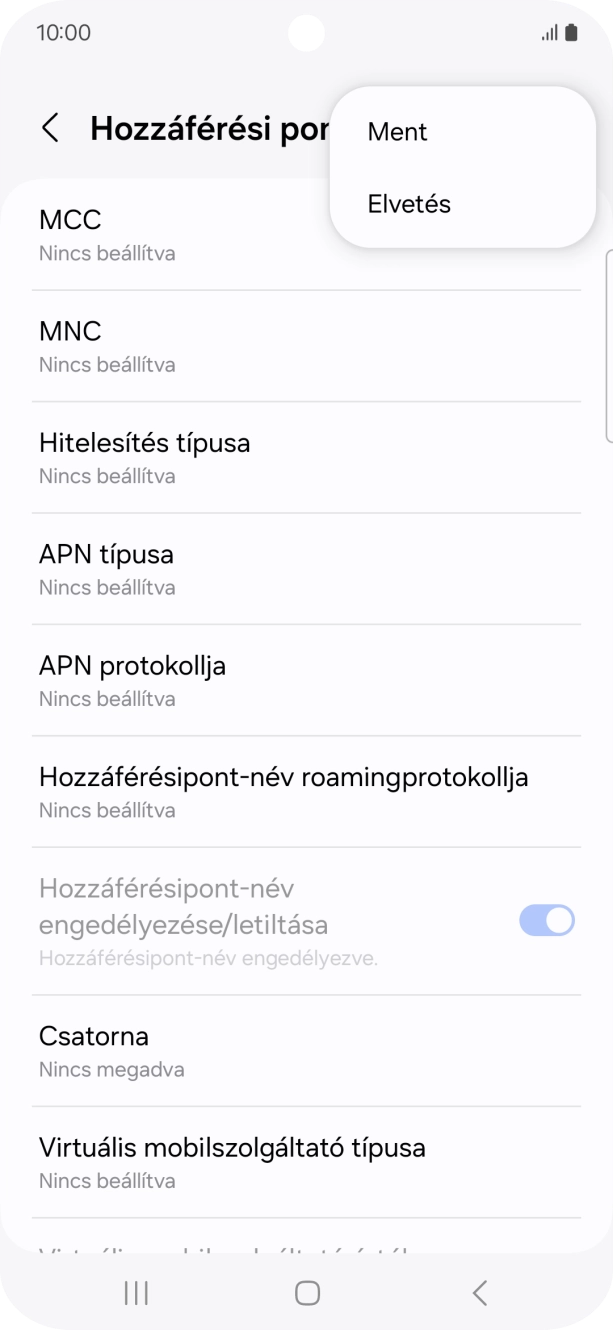 Válaszd a Ment lehetőséget.