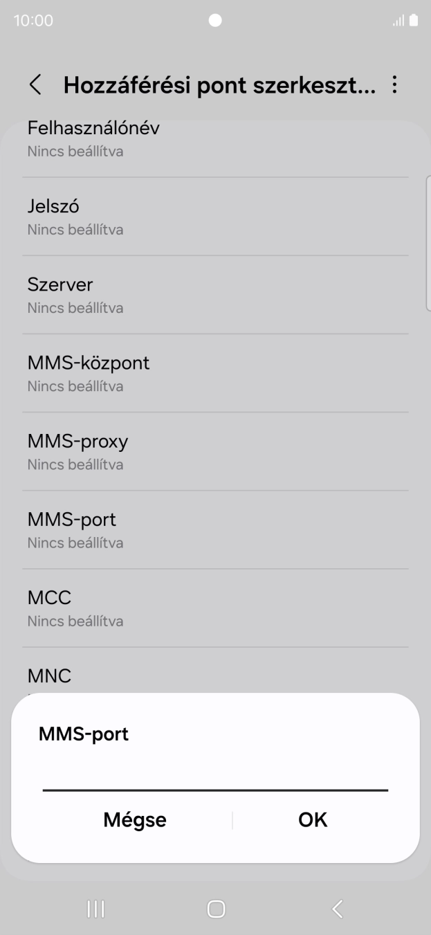Írd be azt, hogy 8080, és válaszd az OK lehetőséget.