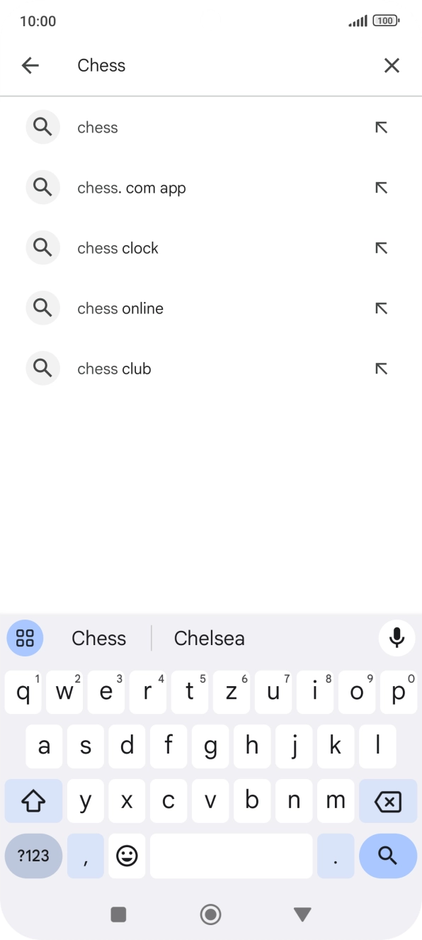 Írd be a keresett alkalmazás nevét vagy kategóriáját, és kattints a keresés ikonra.